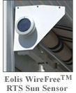 Eolis WireFreeTM Sun Sensor for motorized awnings